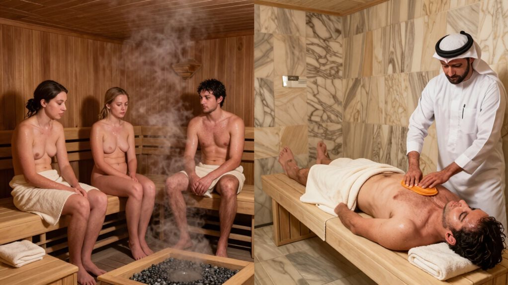 sauna etiquette varies regionally