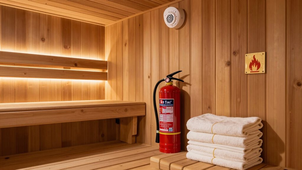 sauna fire safety guidelines