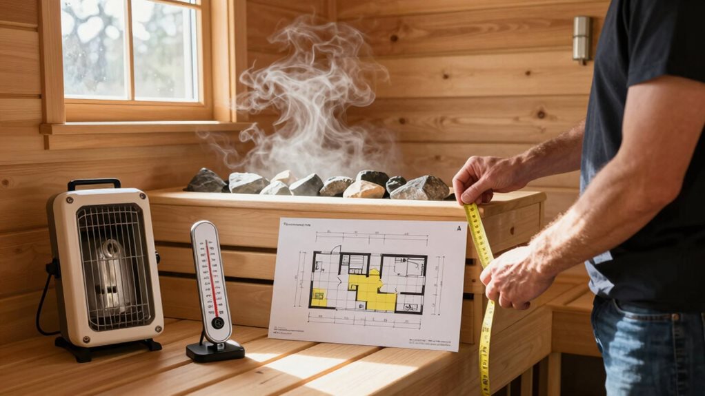 sauna heater sizing essentials