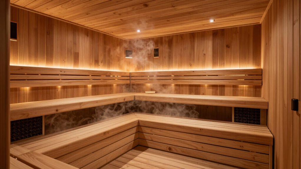 sauna heating and insulation