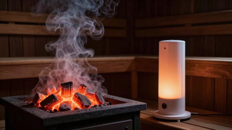 sauna heating comparison methods