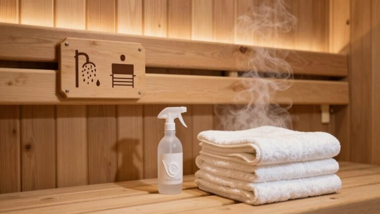 sauna hygiene behavior guidelines