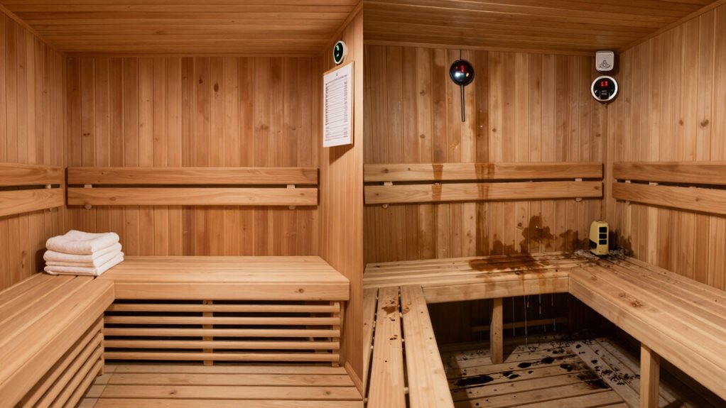 sauna hygiene facility comparison