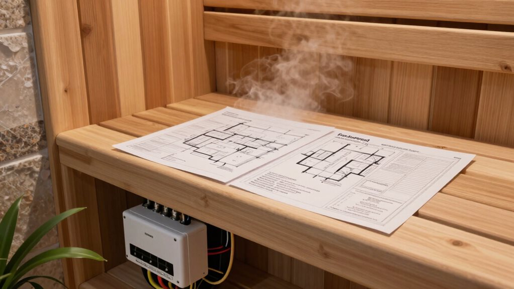 sauna installation power regulations