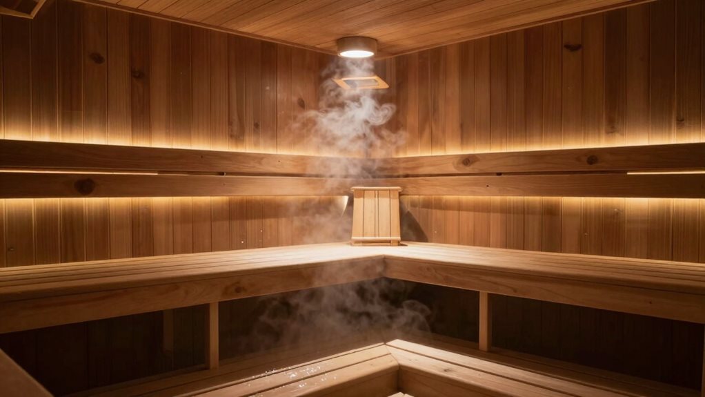 sauna lighting and myths