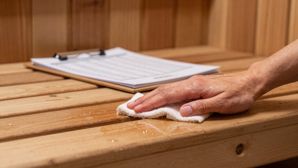 sauna maintenance and inspections