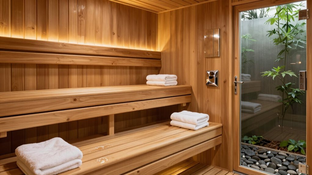 sauna maintenance ensures cleanliness