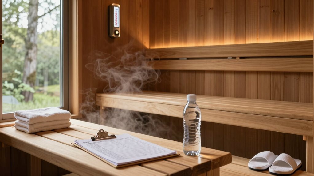 sauna maintenance quick tasks
