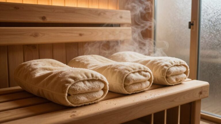 sauna pillows for relaxation