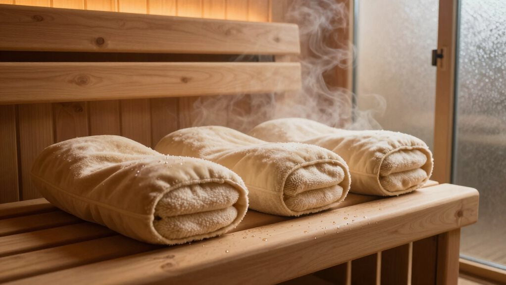 sauna pillows for relaxation