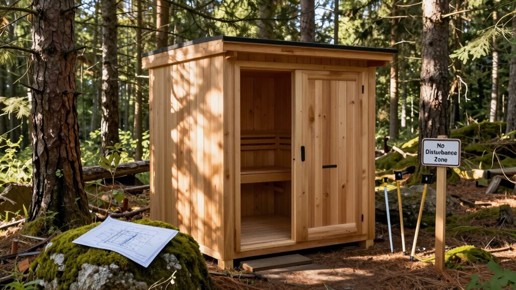 sauna placement regulations overview