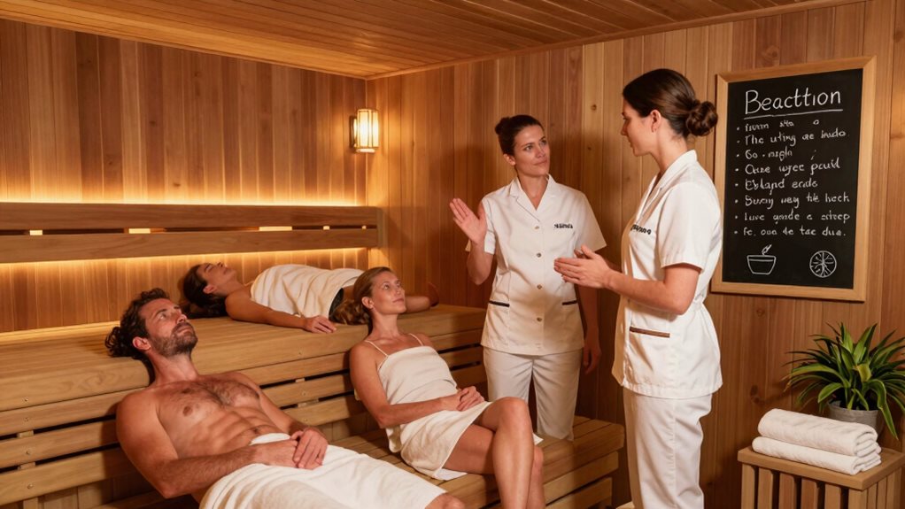 sauna safety and hydration