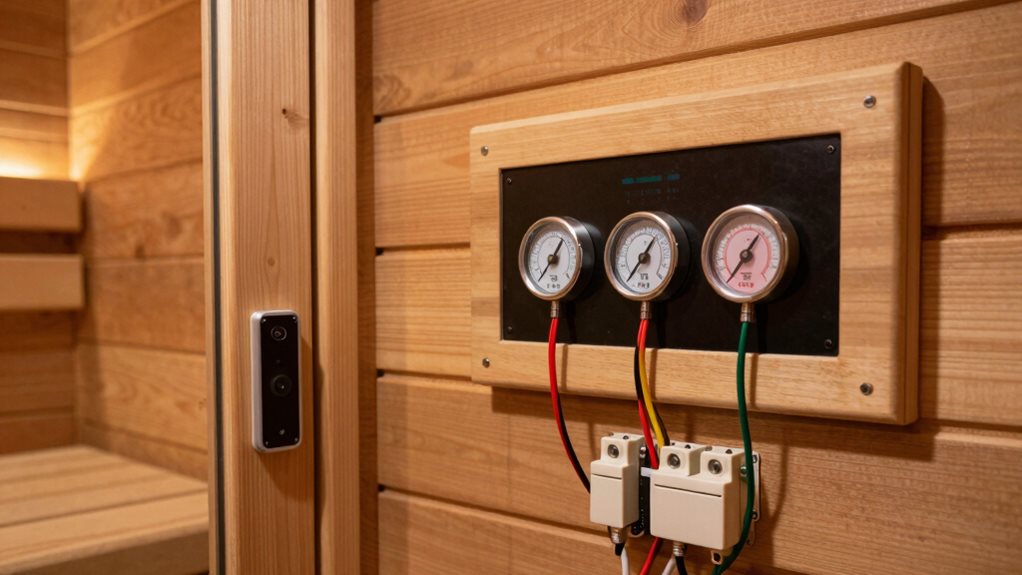 sauna safety shutdown system
