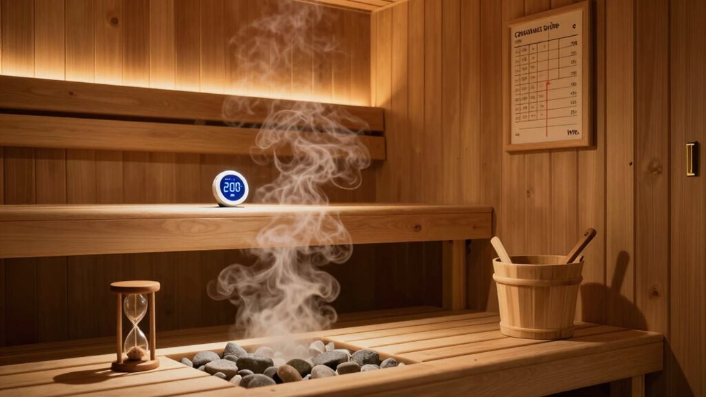 sauna safety temperature guideline