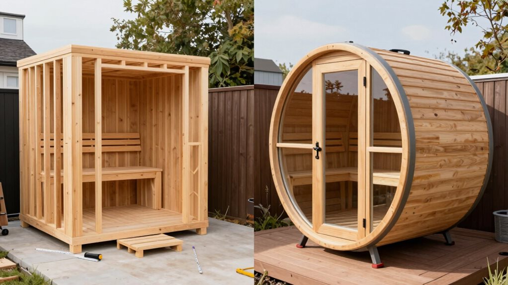 sauna space and planning