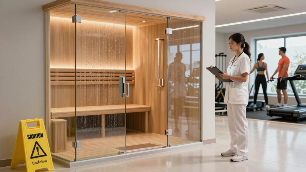 sauna steam room liabilities