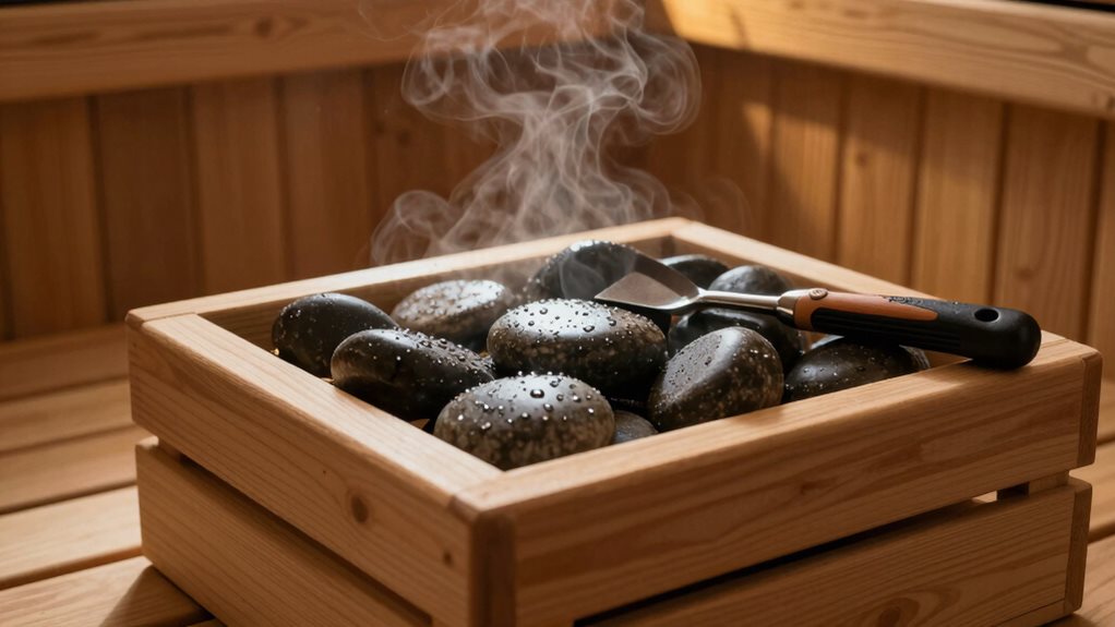 sauna stones inspection schedule