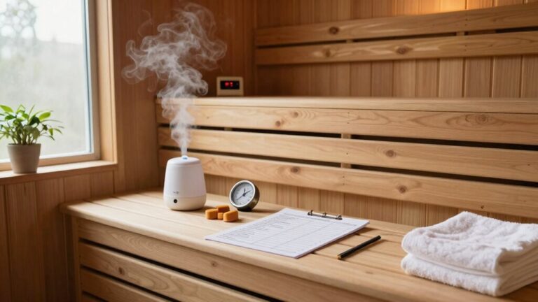 sauna upkeep for staff