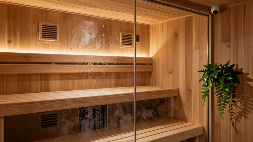 sauna ventilation error prevention