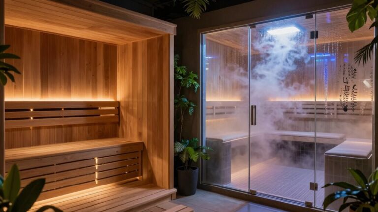 sauna vs steam room access