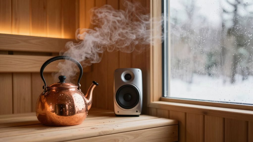 spa quality sauna speakers