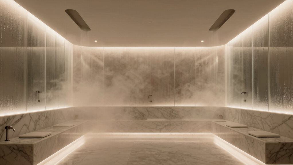 specialized steam room lighting