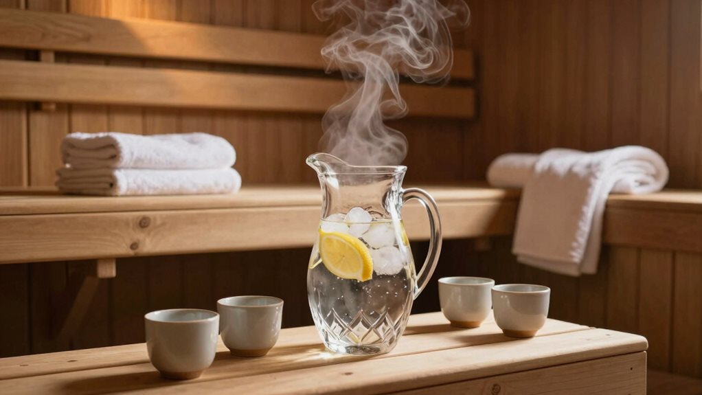 stay hydrated sauna safe
