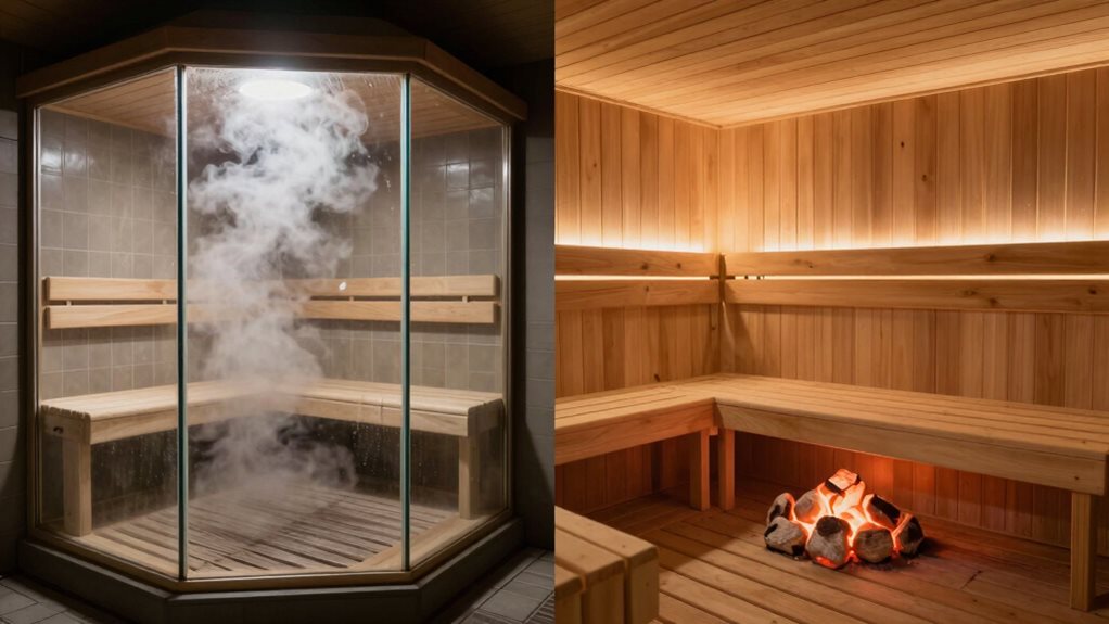 steam room vs sauna benefits