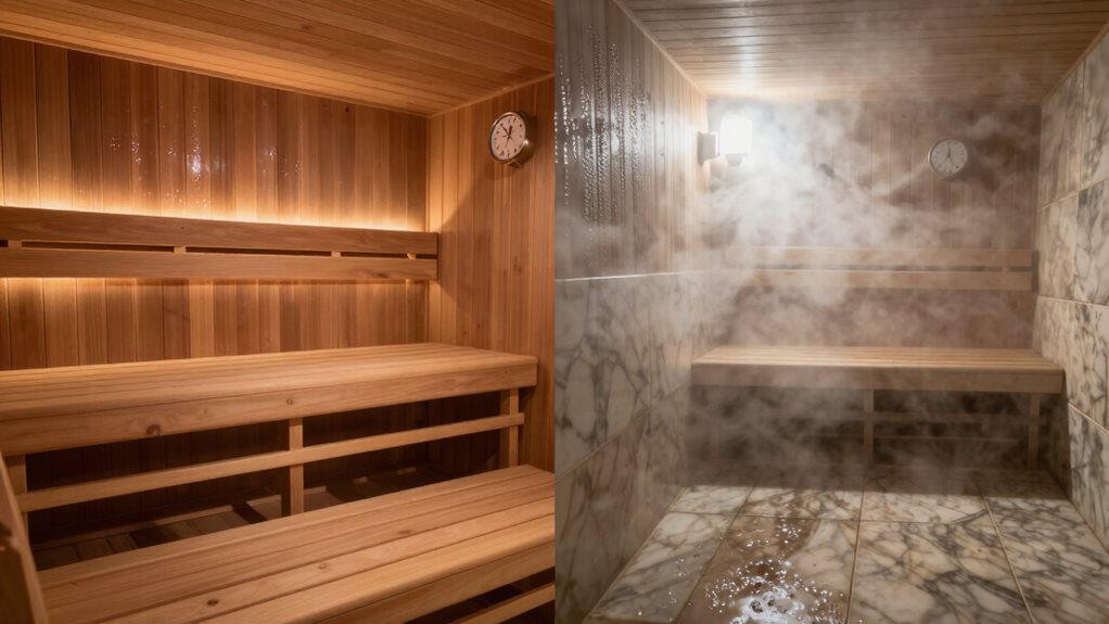 steam room vs sauna health