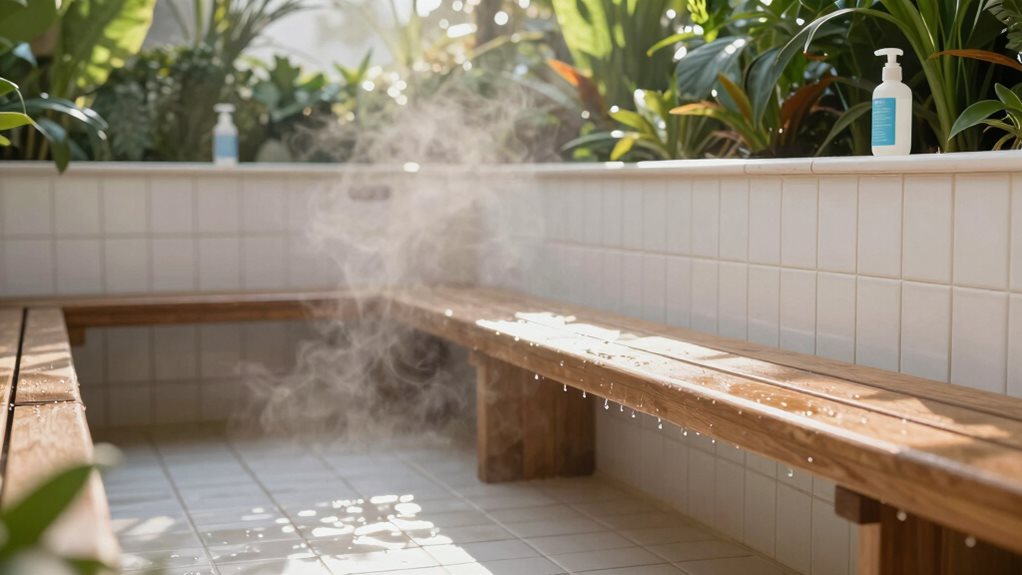 steam rooms enhance skin health