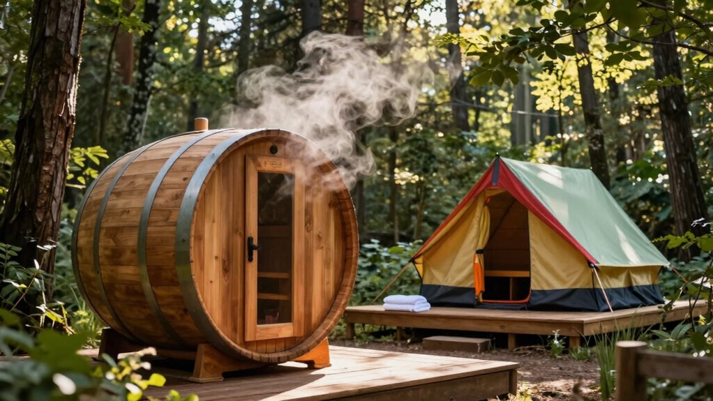 tent and barrel sauna reviews