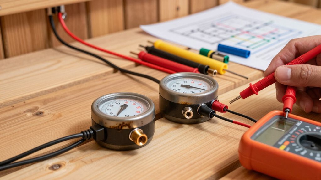 troubleshoot sauna sensor connections