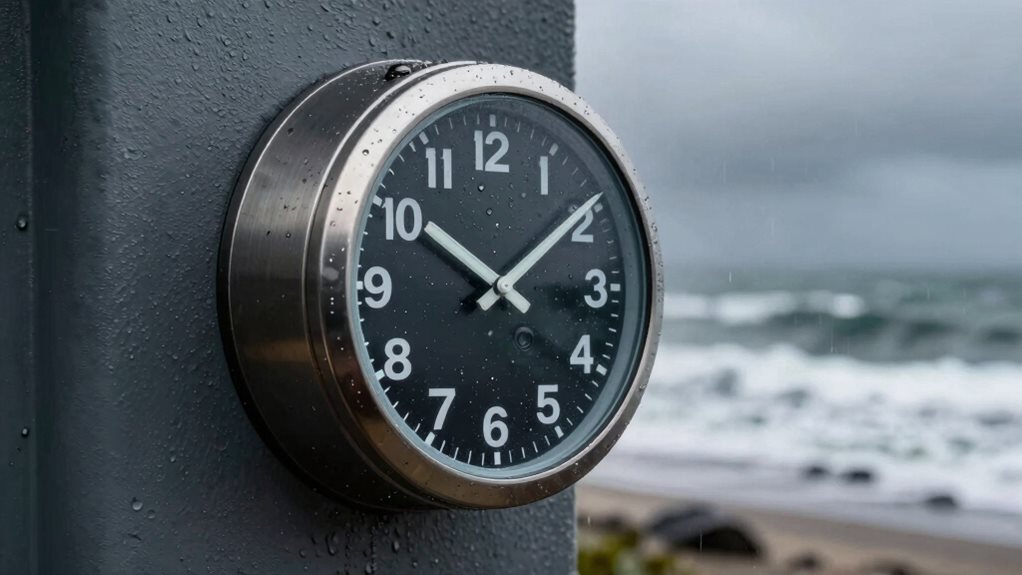 weather resistant wall clocks