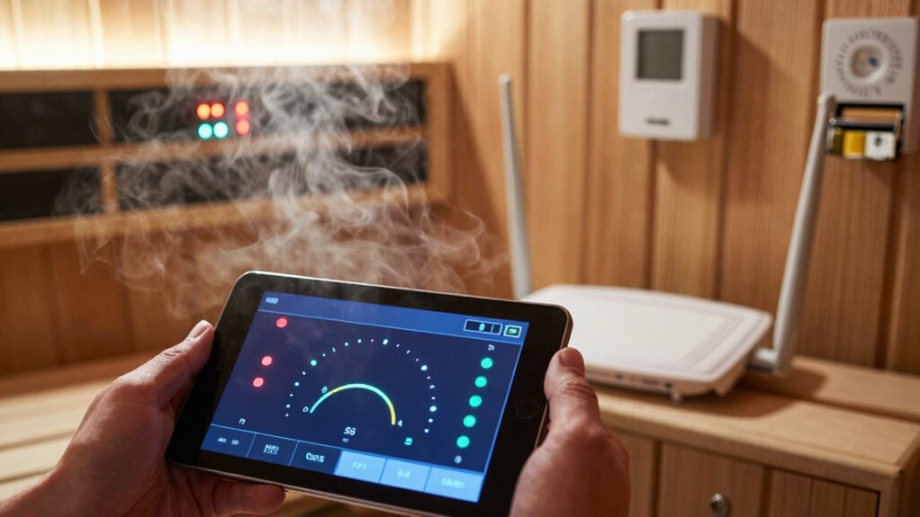 wireless sauna connection issues
