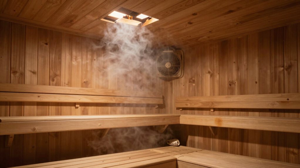 optimize sauna ventilation flow