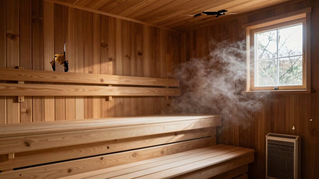 sauna construction fixing common issues
