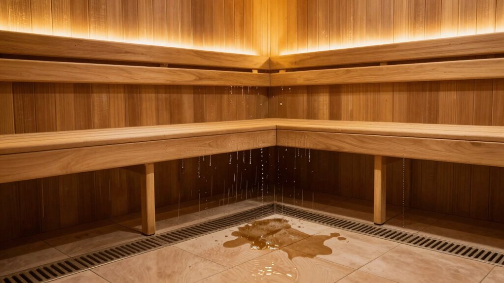sauna drainage solutions