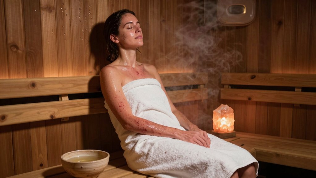 sauna effects on eczema psoriasis