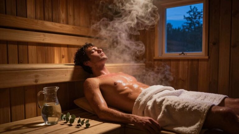 sauna session improves sleep depth