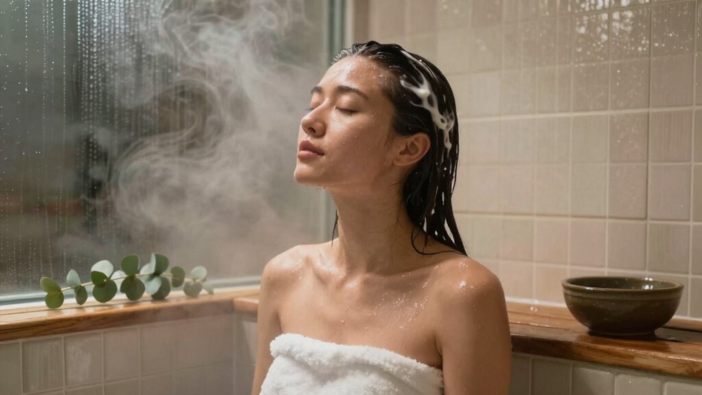 steam opens cuticles boosts conditioning absorption