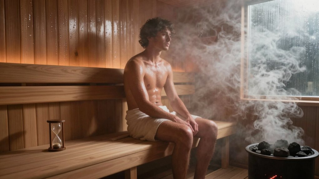 steamy room timing matters