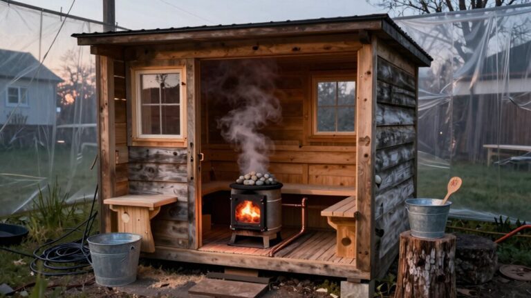 budget sauna build tips